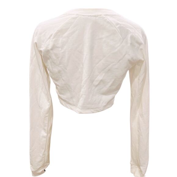 Gymshark Long Sleeve Crop Top White Size XS NWOT - Picture 5 of 7